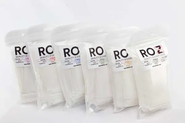 2.5" x 10" | Filter Bags | High-Quality Nylon Mesh | 5 and 25 Micron Size | ROZN Inc.