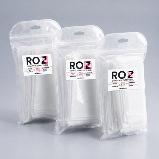 4" x 12" | Filter Bags | High-Quality Nylon Mesh | 25 Micron Size | ROZN Inc.