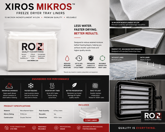 H.G.S. - XIROS MIKROS | freeze dryer tray liners | 9 liners