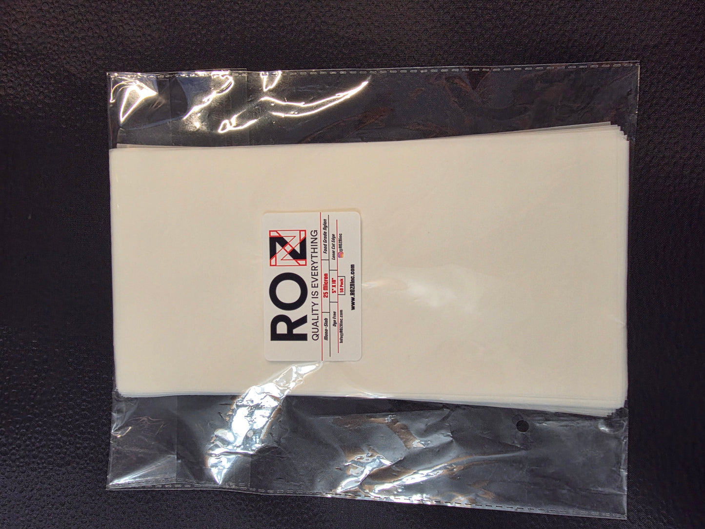 10" x 10" | FLAT SHEET | High-Quality Nylon Mesh | 5 and 25 Micron Size | ROZN Inc.