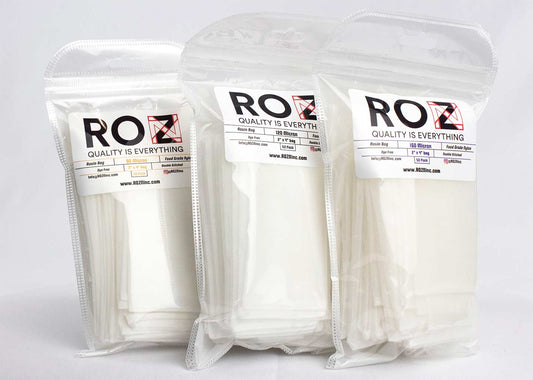 2.5" x 4.5"  | Filter Bags | High-Quality Nylon Mesh | 5, 15, 25, 37, and 160 Micron Size | ROZN Inc.