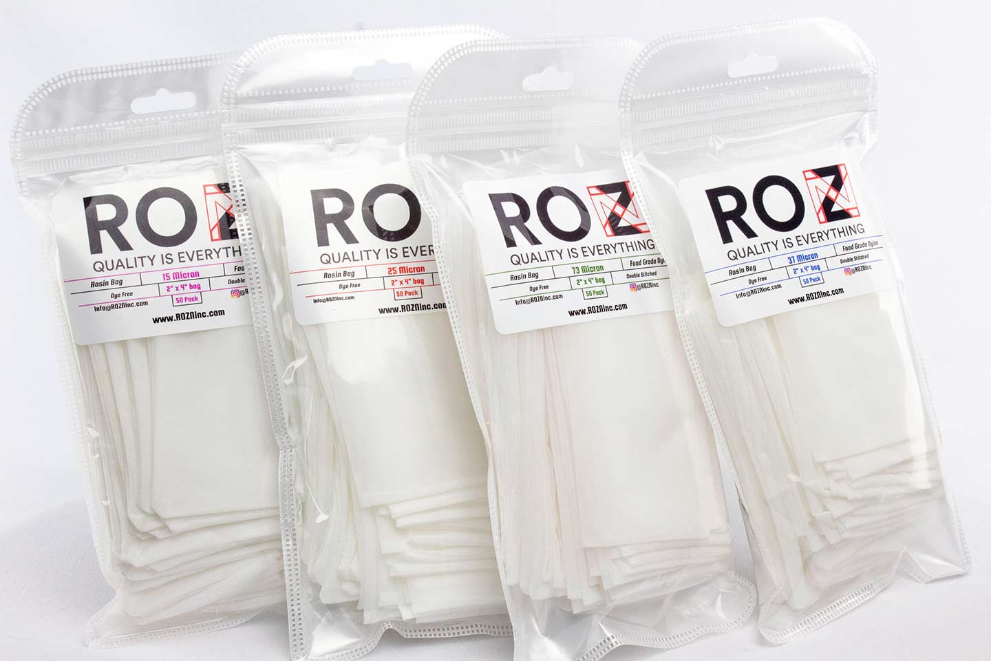 Custom Filter Bags | High-Quality Nylon Mesh | Any micron size | ROZN Inc.